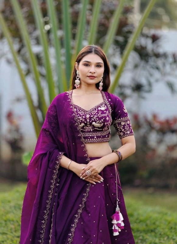 Tapi 322 chinon Bollywood lehenga choli market in Hyderabad